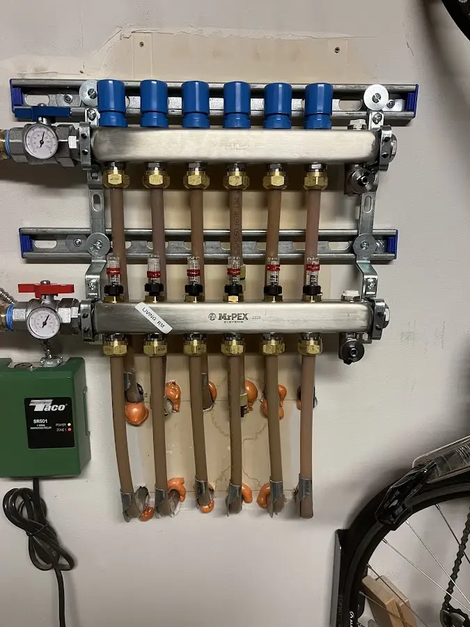 Plumber performing Gas Leak Detection at a residential property in Ketchikan