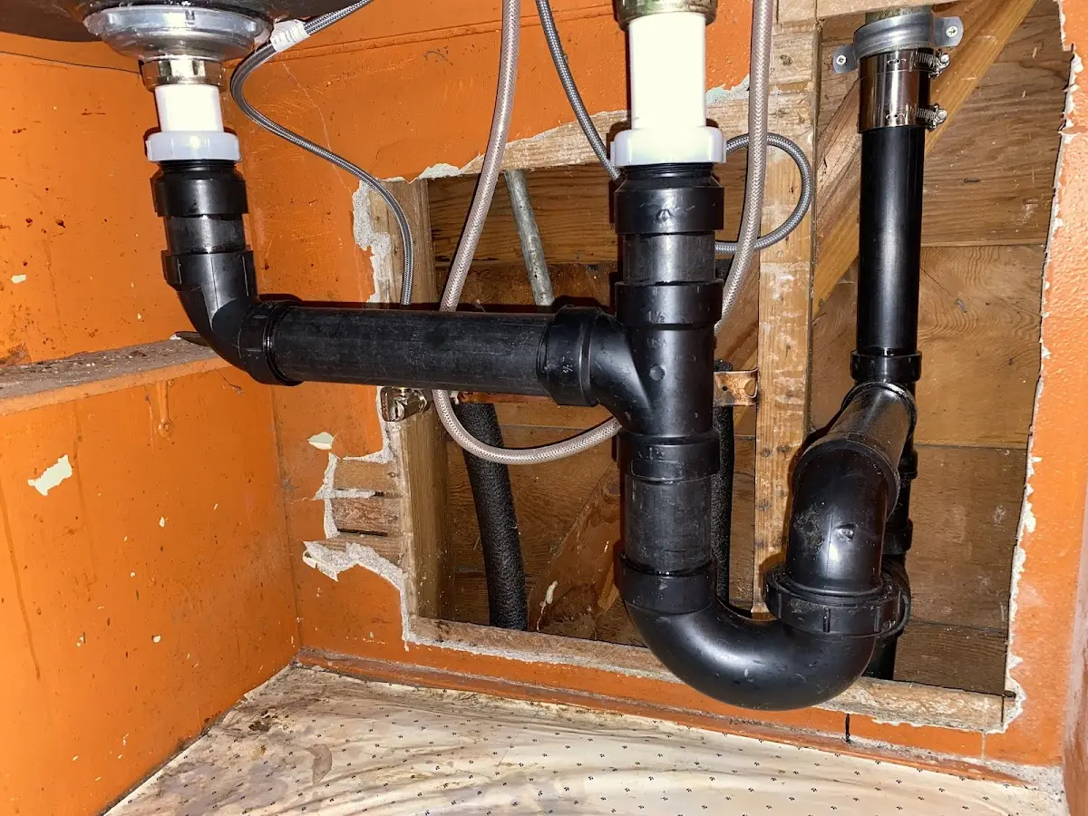 Professional Bathroom Installation equipment and tools on the job in Ketchikan